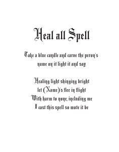 Spells For Positive Change, Health Spells For A Loved One, Healing Spell For A Loved One, Health Spells Wicca, Spells To Heal Others, Spells For Self Healing, Peace Spell For Someone Else, Forced Healing Spell, Feel Better Spell