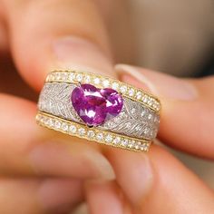 •Condition: Brand new•Center Stone: Natural Pink Purple Spinel, Heart Cut, approx 1.45ct, 7.5mm*7.6mm•Two in one rings, can wear in two different style•Side stones: Natural White Diamond, Round cut (VS1 clarity and F color)•Ring weight: 9.28g•Metal Purity: Optional Each piece is made-to-order with care and special attention to detail. all items are made with conflict-free diamonds and gems.Size: made to orderThe item will be gift wrapped and shipped.---------------------------------------------- Heart Shaped Yellow Gold Jewelry With Center Stone, Heart-shaped Yellow Gold Jewelry With Center Stone, Yellow Gold Jewelry With Center Stone For Valentine's Day, Valentine's Day Yellow Gold Jewelry With Center Stone, Fine Jewelry Diamond Cut Rings For Valentine's Day, Valentine's Day Fine Jewelry Rings With Diamond Cut, Valentine's Day Fine Jewelry Diamond Cut Rings, Valentine's Day Diamond Cut Rings, Yellow Gold Heart Ring With Accent Stones