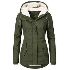 Category:Down  Parkas; Season:Fall,Winter; Function:Waterpoof; Fabric:Polyester; Sleeve Length:Long Sleeve; Look After Me:Hand wash,Machine wash; Gender:Women's; Thickness:Thin; Style:Sports,Casual; Elasticity:Micro-elastic; Occasion:Outdoor,Causal,Street,Daily Wear; Age Group:Adults; Details:Hoodie,Lined; Outerwear Length:Regular; Fit Type:Loose Fit; Pattern:Solid Color; Design:Fleece Lined,Padded,Pocket,Zipper; Neckline:Hoodie; Filling Material:Polyester Fibre; Fly Type:Zipper; Outerwear Type: Gray Cap, Long Winter Coats, Hooded Parka, Womens Parka, Padded Coat, Fall Jackets, Warm Coat, Winter Coats Women, Hooded Coat