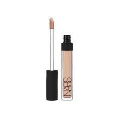 nars cosmetics lip gloss in nude, with an open tube on the top and bottom