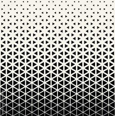 an abstract black and white background with small triangles in the center, on top of each other