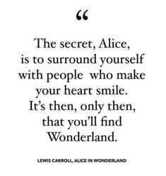 lewis carroll quote about the secret alice