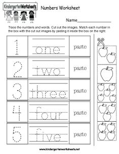 the worksheet for preschool to learn numbers and letters in this printable worksheet