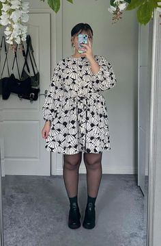 🖤🦴🕷️🤍 size 18 clothing fashion nova curve fashion nova curve maxi dresses clothes for chubby women plus size dance wear black outfit plus size plus size shrugs for dresses clubbing outfits for curvy #plussize Tights Plus Size Outfits, Plus Size Work Party Outfit, Alternative Maxi Skirt Outfit, 70s Aesthetic Plus Size, Fall Dress With Booties Outfit, Cute Fall Plus Size Outfits, Alternative Business Casual Plus Size, Alternative Plus Size Outfits, Plus Size Outfits Party