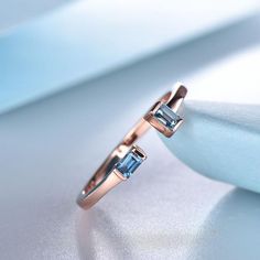 This is a open gap baguette cut natural London blue topaz wedding ring,matching band,stacking ring.A perfect anniversary gift, birthday gift,wedding engagement ring.Great as a gift or a anniversary ring.Ring Information<><><><><><><><><><><><><><><>Stone*3x2mm baguette cut natural London blue topaz .Metal* Solid 10k 14k &18k.*Color:white gold,yellow gold,rose gold.Custom Order<><><>&lt Wedding Topaz Ring With Baguette Cut, Baguette Cut Topaz Ring For Wedding, Wedding Jewelry With Baguette Cut Blue Topaz, Blue Topaz Baguette Cut Jewelry For Wedding, Rose Gold Emerald Cut Topaz Ring For Anniversary, Blue Topaz Baguette Cut Ring For Wedding, Blue Topaz Baguette Cut Wedding Ring, Emerald Cut Sapphire Ring In Rose Gold For Anniversary, Anniversary Sapphire Ring In Rose Gold With Emerald Cut