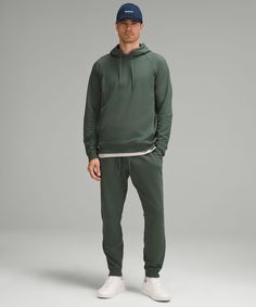 Sometimes, Basics Are Best. These Naturally Breathable Joggers Have Your Back (And Your Legs, Too) From Workout To Hang Out. Designed For Casual. Streamlined Fit That Gives Glutes And Thighs Breathing Room, Then Tapers To Hem:intended To Sit Just Above Ankle For 32"-34" Inseam. Hand Pockets With Hidden Phone Sleeve. Discreet Back Pocket. Waistband Drawcord Can Be Worn Inside Or Out To Give You Options And Reduce Bulk. | City Sweat Jogger Regular Mens Athleisure Fashion, Fitness Fits, Sweat Jogger, Joggers Lululemon, River Blue, Athleisure Men, Breathing Room, Costume Inspo, Sweatpants Outfit