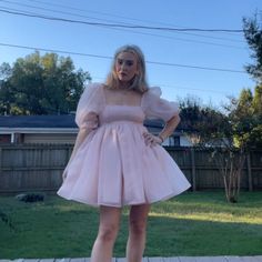 This Dress Has Never Been Worn! It’s So Cute On And So Girly And Fun. Fits True To Size Pink Flowy Dress, Fun Fits, Flowy Dress, Blush Pink, So Cute, Pink Ladies, Blush, Mini Dress, Womens Dresses