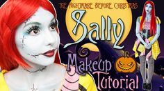 Sally (Nightmare Before Christmas) Halloween Makeup Tutorial & Transform... Sally Halloween Costume, Nightmare Before Christmas Makeup, Sally Makeup, Cheshire Cat Makeup, Christmas Makeup Tutorial, Christmas Makeup Ideas, Sally Skellington