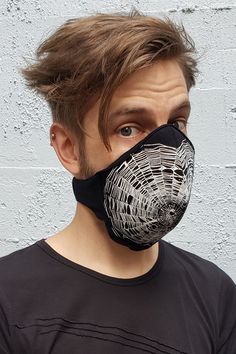 Breathable and comfortably shaped, these dust masks have been a staple of the Five and Diamond wardrobe for over 10 years. Perfect for traveling, festivals, dusty places, airplanes, smog, and even gardening 2 layers of 100% combed cotton knit 1 layer of poly fil quilt batting Attaches behind the neck with elastic Velcro straps. Care: Machine Washable + Dry on low Connect straps before washing to avoid velcro sticking to other things. Made in Small Batches by Five and Diamond Measurements: check Dust Masks, Quilt Batting, Dust Mask, Clean Face, Velcro Straps, Spider Web, Cotton Knit, Combed Cotton, Rings For Men