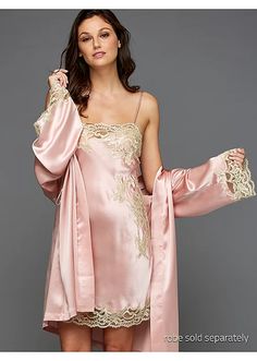 Moonlight Serenade Silk Nightgown | Julianna Rae Feminine Silk Sleepwear For Evening, Silk Sleepwear With Satin Finish For Wedding Night, Silk Feminine Sleepwear For Wedding Night, Feminine Satin Finish Sleepwear For Night, Feminine Silk Sleepwear For Wedding Night, Pink Silk Sleepwear For Evening, Elegant Pink Nightgown For Evening, Elegant Pink Evening Nightgown, Silk Sleepwear With Lace Trim For Wedding Night