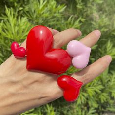 Show your love for your inner child with these heart shape resin kidcore rings. perfect for accessories and gifts, these rings are made with high quality resin for a durable and long-lasting design. Hate Mondays, Heart Rings, Acrylic Ring, Big Jewelry, Couple Wedding Rings, Heart Shaped Rings, Trendy Ring, Chunky Rings, Resin Ring