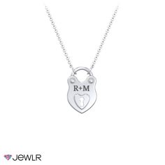 This adorable design features a miniature padlock pendant to represent everlasting love. Personalize yours by engraving the lock with up to three initials for the perfect gift with a personal touch. Design this necklace in sterling silver, white, yellow, or rose gold with a choice of chains. Valentines Gift Guide, Love Lock, Lock Necklace, Mens Engagement, Everlasting Love, Gift Collections, Personal Touch, Or Rose, Design Features