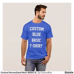 Custom Personalized Men's BASIC ROYAL BLUE T-SHIRT - Classic Relaxed T-Shirts By Talented Fashion & Graphic Designers - #shirts #tshirts #mensfashion #apparel #shopping #bargain #sale #outfit #stylish #cool #graphicdesign #trendy #fashion #design #fashiondesign #designer #fashiondesigner #style Golf Rules, Funny Shirt Sayings, Fashion Graphic, Tee Shirt Homme, Shirts With Sayings, Funny T, T Rex, Super Bowl, Funny Shirts