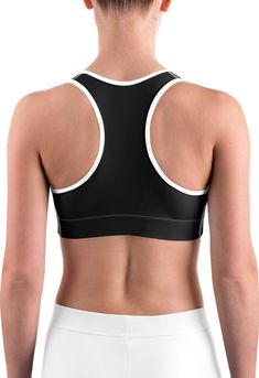 This gorgeous sports bra is made from moisture-wicking material that stays dry during low and medium intensity workouts. The bra has support material in the shoulder straps, double layer front, and a wide elastic band to ensure constant support. Gray Sports Bra, White Sports Bra, Diy Mothers Day Gifts, Daddy Gifts, Intense Workout, Moisture Wicking Fabric, Moisture Wicking, Double Layer, Scoop Neckline