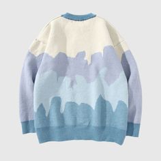 Material: 45% AcrylicFeatures: Pullover, crew neck, long sleeve, color-blocked design, relaxed fit, jacquard weave, couple outfits.Style: Casual, college Loose Pullover Sweater, Streetwear Mode, Shirt Casual Style, Loose Pullover, Knitted Tops, Fashion Night, Cotton Pullover, Style Streetwear, Korean Outfits