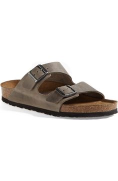 Product Image, click to zoom Birkenstock Men, Footbed Sandals, Gifts For Your Boyfriend, Birkenstock Arizona, Leather Slides, Shoe Obsession, The Shape, Mens Sandals, Sandals Summer