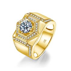 Luxus Edler Goldschmuck Verlobung Hochzeit 1 Karat D Farbe Moissanite Diamant 10k 14k 18k Gold Herren Bandring - Kaufen Sie Schmuck Herren,Moissanite Herrenring,Verlobung Herren Band Ring Produkt auf Alibaba.com Mens Band Rings, Professional Jewelry, Moissanite Jewelry, Mens Band, Jewelry Manufacturers, Gold Cross, Men's Ring, Ring Engagement