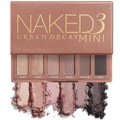 New! Urban Decay Naked3 Mini Palette The Bestselling Naked3 Eyeshadow Palette Goes Mini With Six All-New, Universally Flattering Rose-Hued Shades Made For Every Skin Tone And Mood. These Vegan Shadows Have Rich, High-Pigment Colors And Finishes That Go On Smoothlynever Chalky Or Powdery And Last Up To 12 Hours. Get The Full Range Of Versatile Nude And Neutral Shades In One Everyday Eye Palette: Ivory Sheen, Peachy Champagne Shimmer, Dusty Rose Pink, Mauve, Grey-Plum Matte, And Deep Charcoal Brow Double Wear Estee Lauder, Pink Eyeshadow Palette, Urban Decay Eyeshadow Primer, Mini Eyeshadow Palette, Neutral Eye Makeup, Eye Makeup Palette, Urban Decay Cosmetics, Neutral Eyeshadow Palette