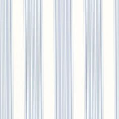 a white and blue striped wallpaper with vertical stripes