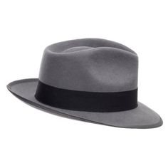 Manhattan Fedora - Ultrafino Fitted Fedora Hats For Fall, Fitted Flat Crown Fedora For Fall, Fitted Wide Brim Panama Hat For Winter, Classic Winter Fedora Panama Hat, Fitted Boater Hat With Short Brim For Fall, Fitted Fall Boater Hat With Short Brim, Elegant Fur Felt Panama Hat For Fall, Elegant Formal Hat For Fall, Elegant Formal Fall Hat