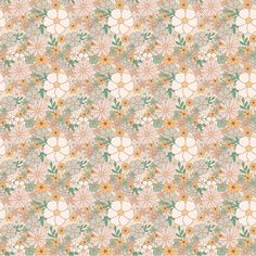 an abstract floral pattern with many different colors