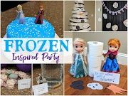 frozen inspired party items and decorations