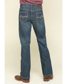 Cody James Core Men's Dungaree Medium Wash Stretch Relaxed Bootcut Jeans | Boot Barn Western Style Denim Blue Jeans With Pockets, Western Denim Blue Jeans With Pockets, Western Style Jeans With Pockets In Denim Blue, Western Denim Jeans With Pockets, Dark Wash Jeans For Rodeo With Five Pockets, Dark Wash Jeans For Rodeo, Western Denim Jeans, Medium Wash Jeans With Five Pockets For Rodeo, Medium Wash Jeans With Pockets For Rodeo