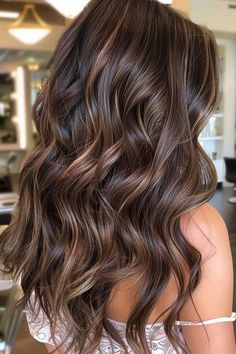 40+ Gorgeous Balayage Highlights Hairstyles You'll Love In 2024 Brown Bayalage 2024, French Balayage, Light Brunette Hair, Highlights For Dark Brown Hair, Balayage Ideas