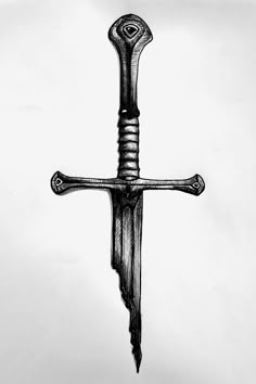 Dagger Drawing, Rings Tattoo, Medieval Tattoo, Norse Tattoo, Indian Tattoo, More Tattoo, Dagger Tattoo