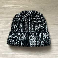 Brand New, Never Been Worn Black Soft Knit Hats, Casual Black Knit Hat, Black Soft Knit Hat, One Size, Trendy Black Knit Beanie, Casual Black Knitted Hats, Black Knit Hat One Size, Trendy Black Soft Knit Beanie, Black One-size Knit Hat, Trendy Black Knit Hat