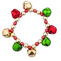 PRICES MAY VARY. Title: LUX ACCESSORIES Goldtone Christmas X-Mas Holiday Jingle Bells Bracelet. Product Type: Departments > Women > Jewelry > Bracelets > Stretch Bells Bracelet, Bell Bracelet, Christmas Jewelry Diy, Holiday Bracelets, Diy Beaded Bracelets, Christmas Holiday Party, Christmas Jingles, Tree Earrings, Christmas Tree Earrings