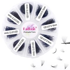 PRICES MAY VARY. Budget-friendly Choice: Our loose promades eyelash comes in packages of 1000 premade fans(+-2%), 8.3 times the amount of the other 12 rows of premade fans trays. FADLASH 5D to 16D premade lash extensions fans are the most budget-friendly solution. Pointed Thin Base: All of ourpremade fans eyelash extensions bases are slim for easy application and do not have a lot of adhesive, comfortable for wear. Come to get natural, hybrid sets, and wispy sets look. Save Your Time: Get the fl Eyelash Extensions D Curl, Lash Fans, Volume Lash Extensions, Volume Eyelash Extensions, Diy Lash Extensions, Curl Lashes, Lash Extension, Volume Lashes, Dramatic Look