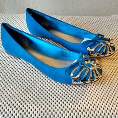 Brand-New In-The-Box Textile Flats Suede Flats, Flat Color, Flat Shoes Women, Loafer Flats, Shoes Flats, Color Blue, Loafers, Women Shoes, Brand New