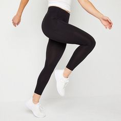 Deemed a Gotta-Have-It item for value you can count on every day! Get moving in these Xersion EverUltra womenï¿½s high-rise 7/8 ankle-length leggings made from soft fabric featuring UV protection, 4-way stretch, flat seams, plus QuickDri and anti-odor technology for more comfortable and durable wear. Ideal for any low or high-impact workout, this versatile pair offers medium compression for added support and side slip pockets to keep your phone and keys secure during your routines.Features: Odor Ankle Length Leggings, Ankle Leggings, Get Moving, Black Leggings, Ankle Length, Soft Fabric, Uv Protection, Quick Dry, Stretch Fabric