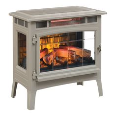 an image of a stove that is in the shape of a fire place or fireplace