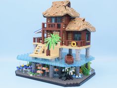 an image of a house made out of legos on the twitter account that says, oh my brick