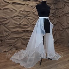 Organza Bridal skirt to trousers skirt for lace pants | Etsy Tailor Studio, Skirt Organza, Removable Skirt, Organza Bridal, Bridal Skirt, Detachable Skirt, Dress Train, Satin Belt, Bridal Skirts