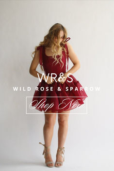 The Wild Rose & Sparrow mini Siena is THE main character dress. Siena features a two tier dress in the perfect shade of dark cherry red for the ultimate romantic look.
The bust features V shaped corset boning that gives a flattering look.

The Siena features a functional corset back closure that you can tighten for a snatched bodice look, adjusting the bust and the waist. Main Character Dress, Dark Cherry Red, Formal Mini Dress, Corset Boning, Tier Dress, Mini Dress Formal, Corset Back, Romantic Look, Wild Rose