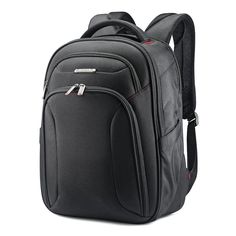 "Sleek and professional, this Samsonite Xenon 3 slim backpack is a convenient way to carry business essentials.Durable 1680 denier ballistic poly construction Compact profile with padded drop-in laptop compartment fits up to a 13-in. laptopQuick stash pocket for sunglasses and personal electronicsSmart sleeve and tablet compartmentAir channel system with air mesh padding and lumbar supportTop carry handle and micro injected top with neoprene padded gripSpacious main compartment with business org Slim Backpack, Backpack Reviews, Business Backpack, Medium Bag, Laptop Rucksack, Outdoor Fashion, Backpack Straps, Large Backpack, North Face Backpack