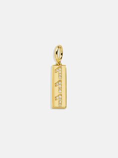 Add something modern and meaningful to necklace layers with a charm necklace. Our cluster charms and bead charms easily slide on and off their chains so you can mix and match a wide mix of intentional add-ons. Manifest something extra special with an angel number that speaks to you. Set an intention and keep it close with this pavé embellished gold bar charm. Gold Bar, Layered Necklaces, Bead Charms, Charm Necklace, Angel, Chain, Beads, Gold