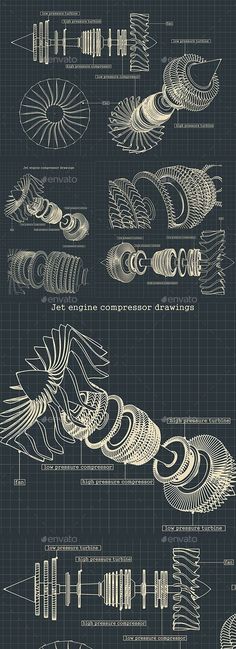 a blueprinted diagram shows the different types of waves and their corresponding features, including lines