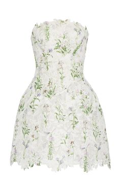 Monique Lhuillier - Printed Lace Mini Dress - Floral - US 2 - Only At Moda Operandi Monique Lhuillier Lace, Monique Lhuillier Bridal, Monique Lhuillier, Kpop Fashion, Lace Mini Dress, Types Of Fashion Styles, Floral Printed, Moda Operandi, Pretty Dresses