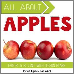 an advertisement for apples with the words, all about apples