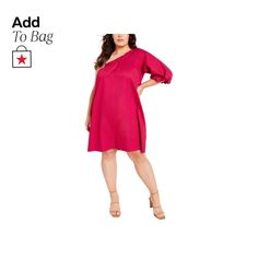 in stock Chic Plus Size, Chic Woman, City Chic, Pink Dress, Pick Up, In Store, Buy Online, Plus Size, Free Shipping