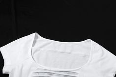 Please refer to our sizing chart for a guideline when choosing a size. 5 business days order processing time. 90% cotton10% spandex White Hollow Out Fitted Tops, White Stretch Top With Hollow Out Details, Scoop Neck Top With Graphic Print And Stretch, White Scoop Neck Top For Layering, Non-stretch Cotton Crew Neck Top, Casual Fitted Hollow Out Tops, Fitted Hollow Out Casual Tops, White Cotton Scoop Neck Top, White Stretch Scoop Neck Top