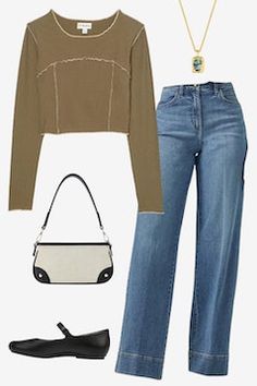 The Best Wide Leg Jeans Outfit Ideas - fitsbylaura💫 Best Wide Leg Jeans, Wide Leg Jeans Outfit Ideas, Wide Leg Jean Outfits, How To Style Baggy Jeans, Wide Leg Jeans Outfits, Style Baggy Jeans, Tennessee Outfits, Jeans Outfit Ideas, Style Wide Leg Jeans