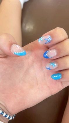 Crazy Fun Nail Designs, Nail Inspo To Do At Home, Cute Back To School Nails For Teens, Cute Nails For The Summer, Short Tropical Nails, Nail Ideas Preppy, Nail Inspo Preppy, Back To School Nails For Teens, Preppy Nail Ideas