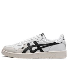 Asics JapanS 'White Black' 1201A695-101 (SNKR/Skate/Men's/Low Top/Non-Slip/Wear-resistant) Asics White Sneakers For Streetwear, Asics Skate Shoes For Streetwear With White Sole, Asics Skate Shoes For Streetwear, Asics Skate Shoes With Gum Sole For Sports, Asics Sporty Skate Shoes With Rubber Sole, Asics Round Toe Skate Shoes For Streetwear, Asics Skate Shoes With Vulcanized Sole For Streetwear, Sporty Asics Skate Shoes With Vulcanized Sole, Asics Sneakers With Vulcanized Sole For Streetwear