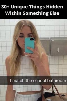 30+ Unique Things Hidden Within Something Else Funniest Snapchats, School Bathroom, Bad Puns, Spongebob Memes, Unique Things, Something Else, Dad Jokes, Everyday Items, Funny Stuff