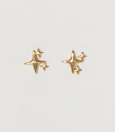 Sparkle Stud Earrings | En Route Jewelry Sparkle Stud Earrings, Aesthetic Stud Earrings, Tarnish Resistant Star Earrings, Elegant Hypoallergenic Star Earrings, Celestial Sterling Silver Earrings For Party, Elegant Star-shaped Cartilage Earrings, Elegant Sterling Silver Star Cartilage Earrings, Dainty Sterling Silver Star Earrings, Celestial Star Earrings For Anniversary